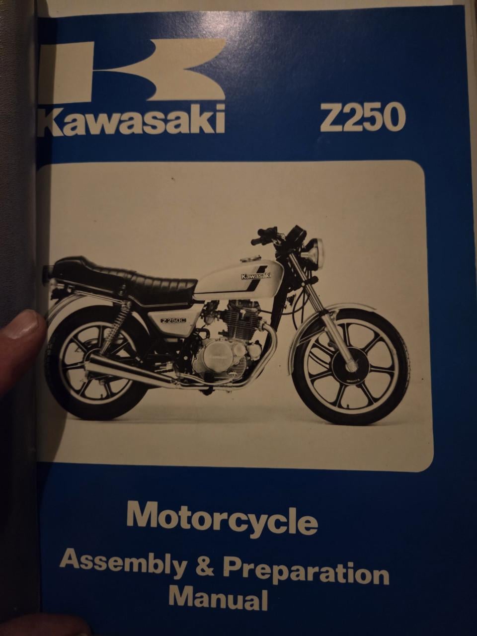 Kawasaki KZ250C inruiler/opknapper