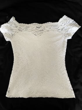 T-shirt off schoulder dames