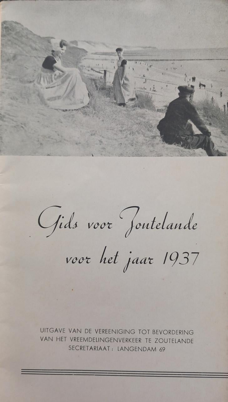Gids voor Zoutelande 1937