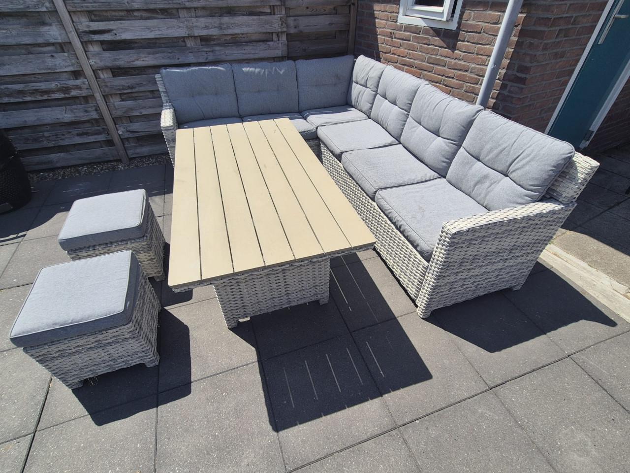 Dining Loungeset 255 x 205 cm (Bezorging mogelijk)