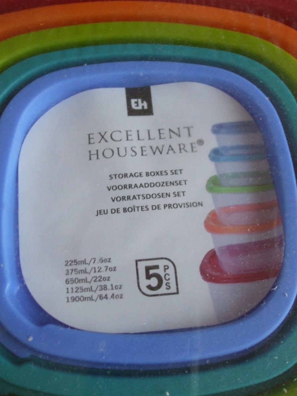 Te koop set voorraaddozen.(nieuw).