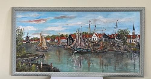 Arnemuiden  De echte werf  Jac Caljouw Schilderijen