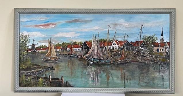 Arnemuiden  De echte werf  Jac Caljouw Schilderijen