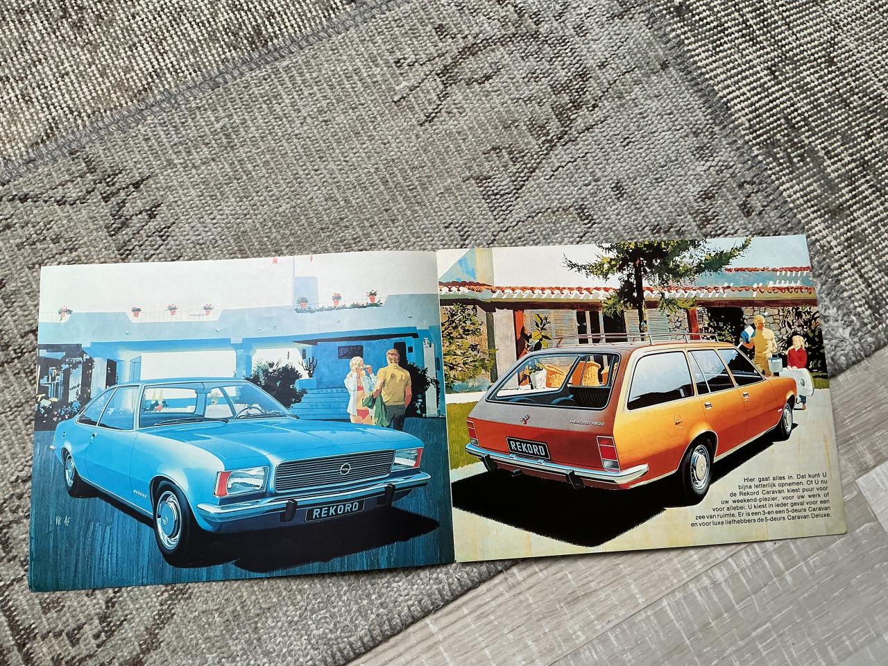 Opel record II. Brochure