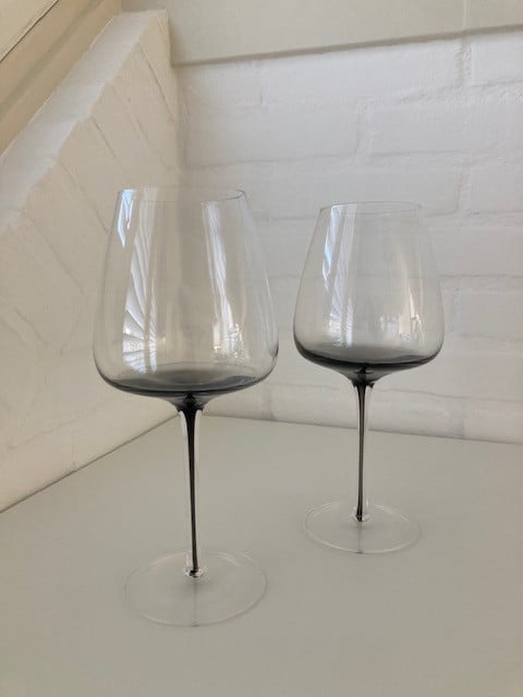 Wijnglazen (twee rood, twee wit)