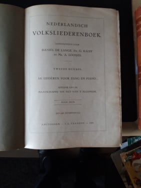 Vintage: Nederlandsch Volksliederenboek 1923