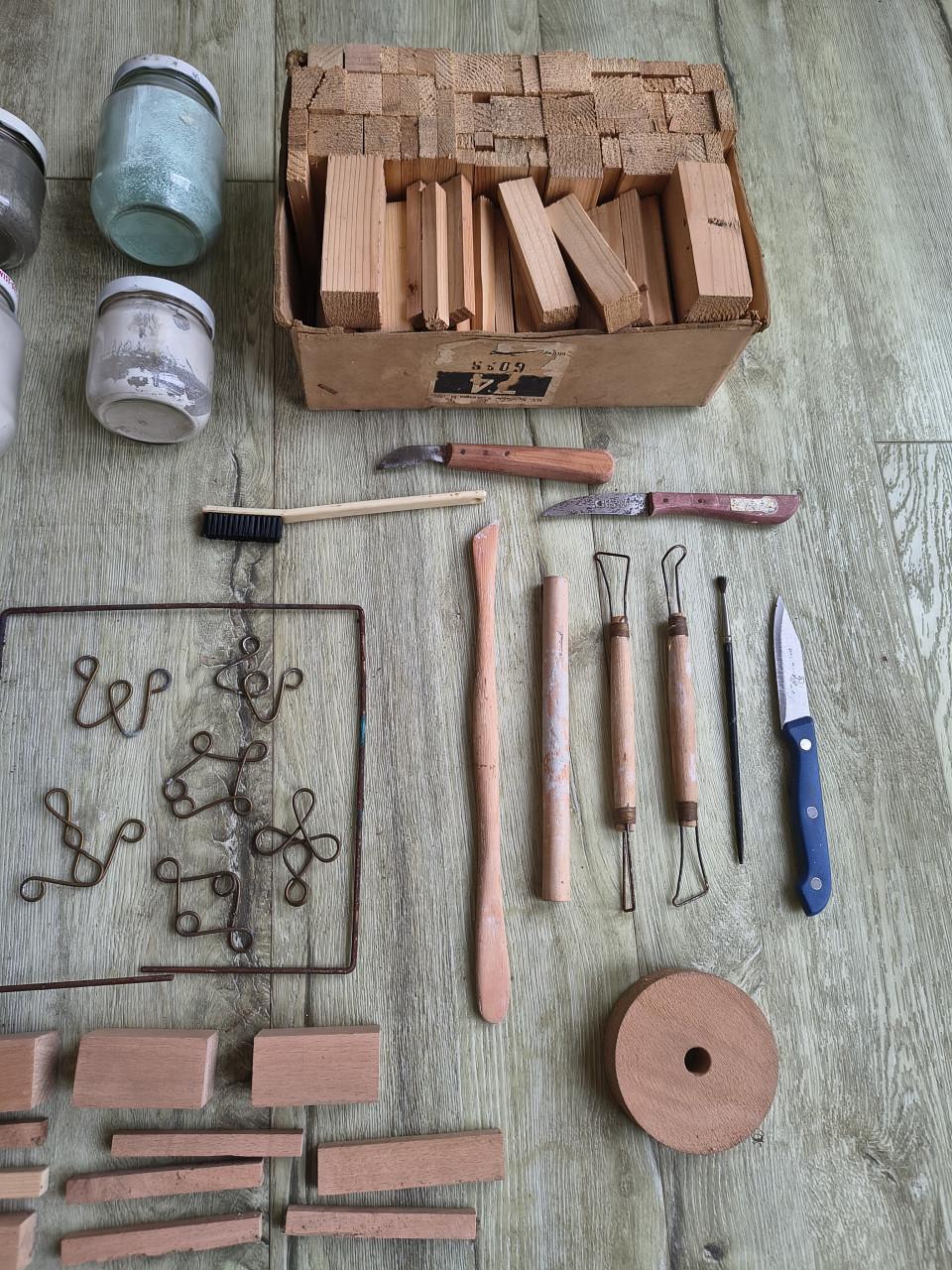 Complete miniatuur modelbouw&metselset – bakstenen, kleislib