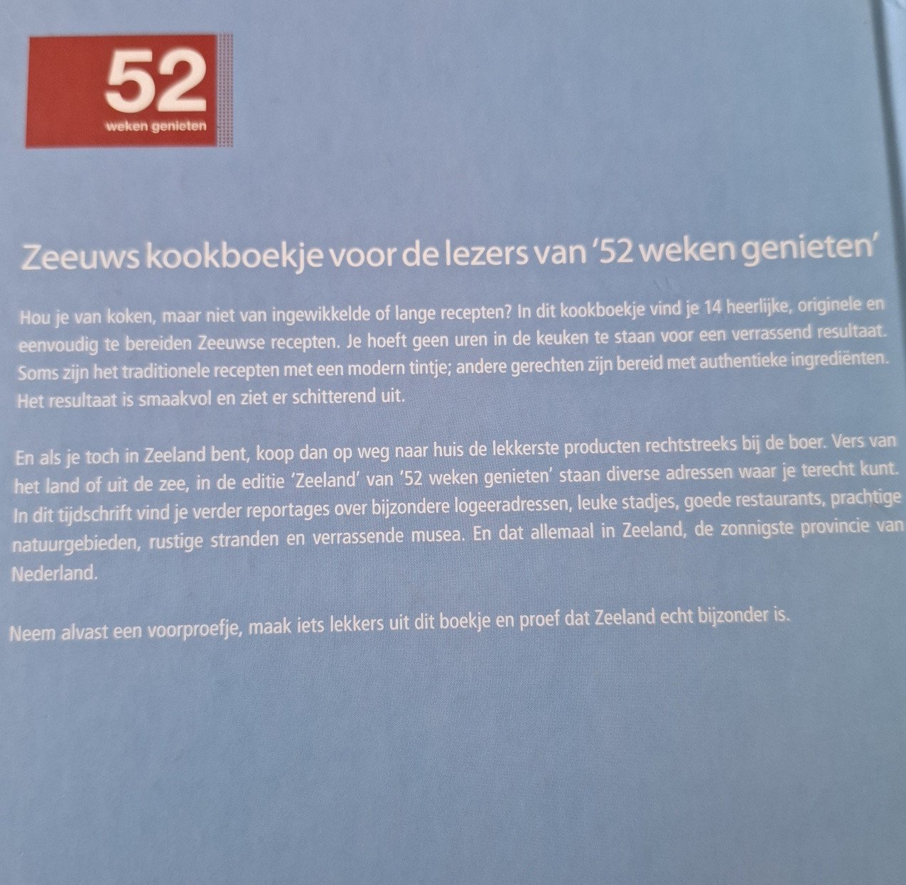 Zeeuws Kookboekje, de lekkerste recepten uit Zeeland, door  J. Kenkel