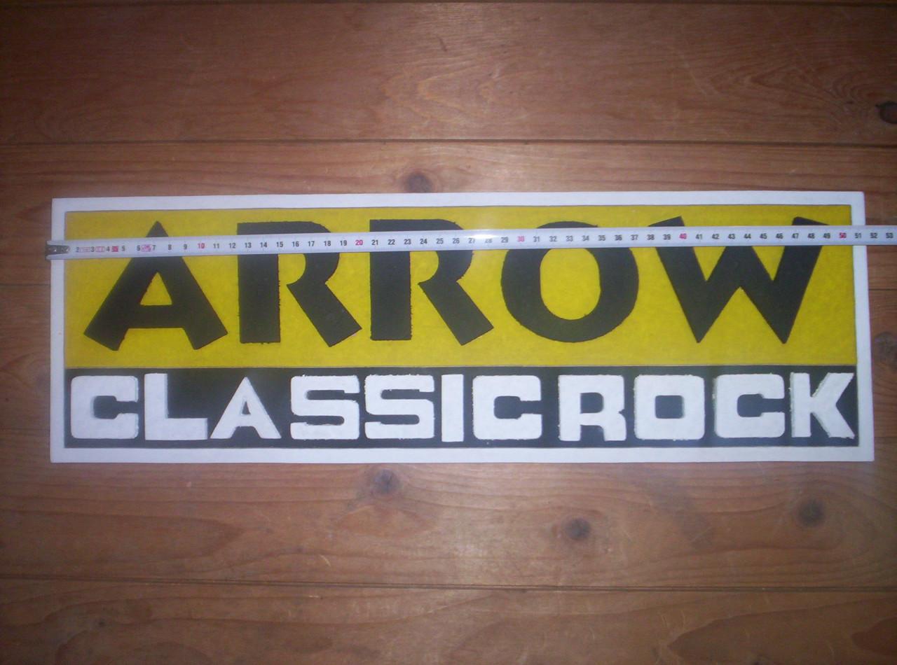 Te Koop bord met ARROW classictock