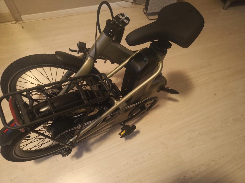 LIDL X530 vouwfiets, LG accu, 80 km, rijk uitgerust, nieuw