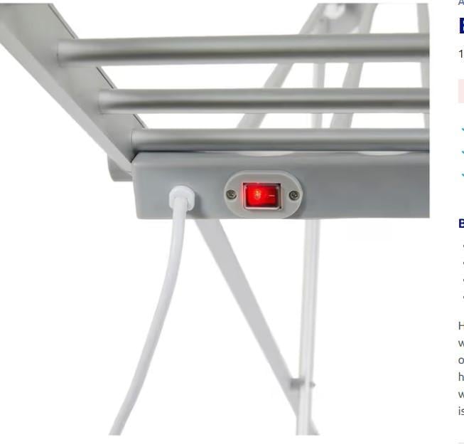 Elektrisch droogrek zgan  ( Action)