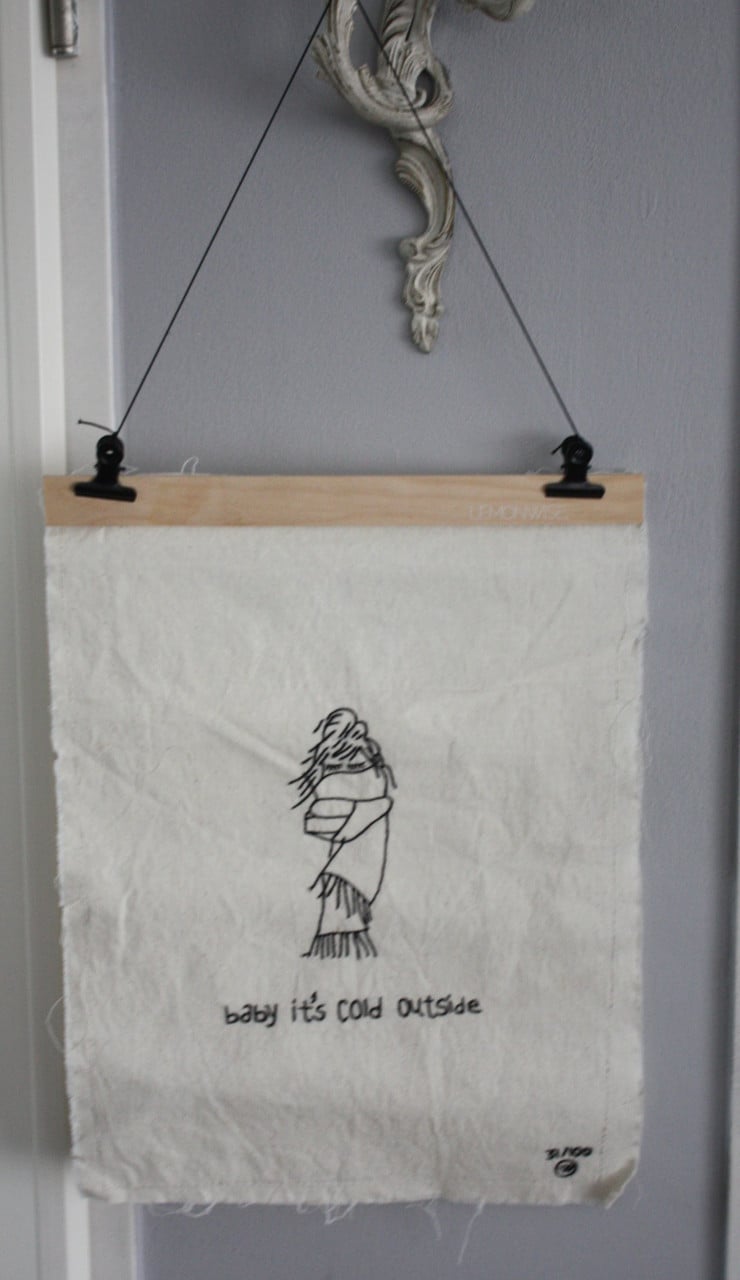 Decoratie  baby its cold outside