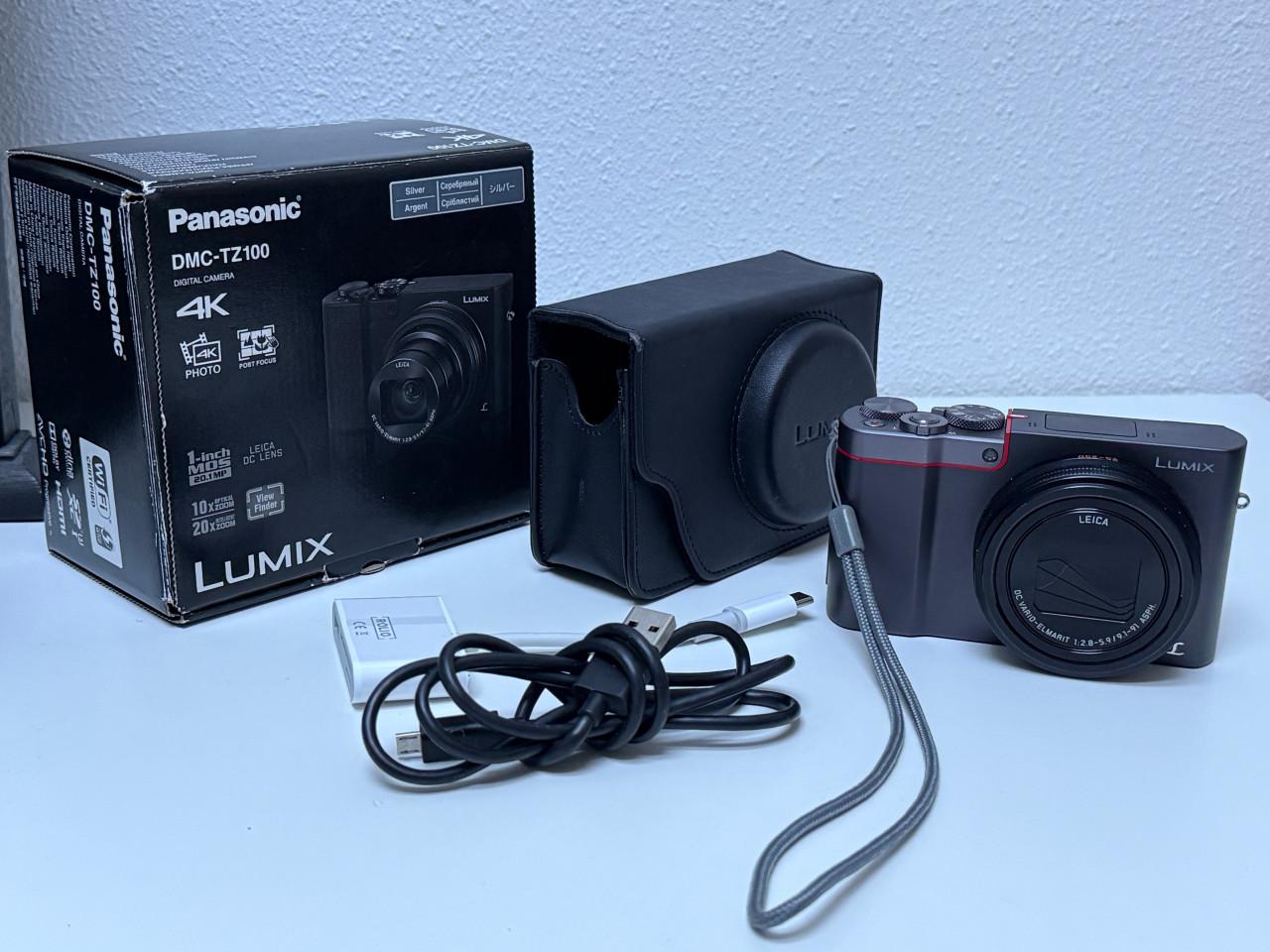 Panasonic Lumix TZ100 | 1” sensor | Leica 10x zoom | 4K | compleet