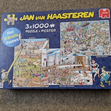 Jan van Haasteren puzzel 3x1000st