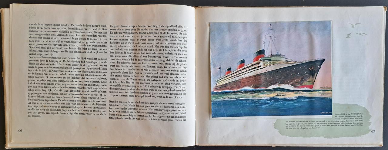 OCEAANREUZEN met Hooimeijer plakplaatjes compleet - 1953