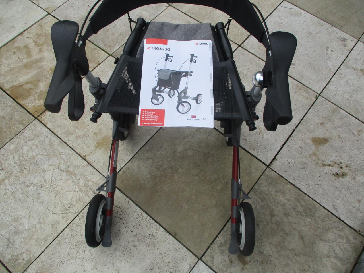 Zgan Topro Troja 5G nieuwste model opvouwbare lichtgewicht rollator