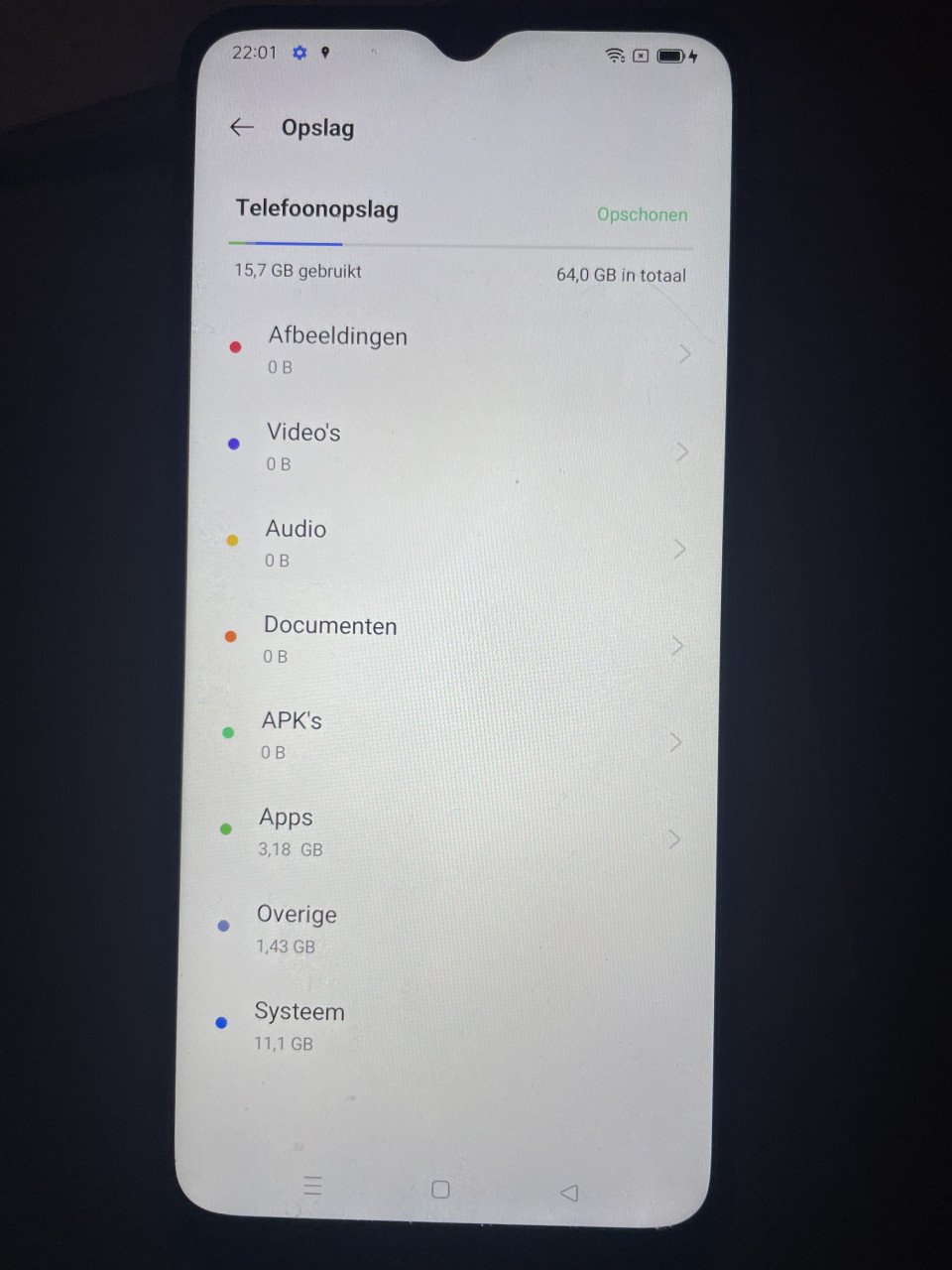 OPPO A16 64 Gb gsm Crystal black met doos