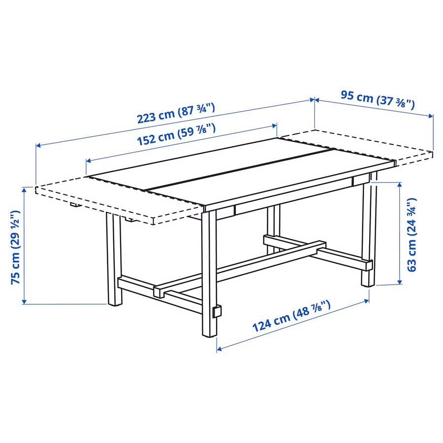 IKEA uitschuifbare tafel