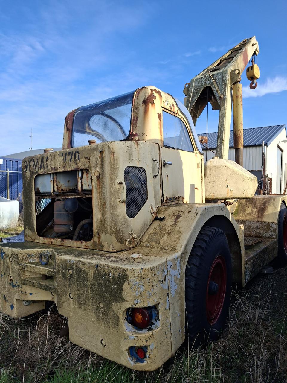 Walsen HAM, Kraan, oplegger Van Hool, BM tractor
