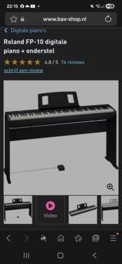 Digitale piano Roland fp10