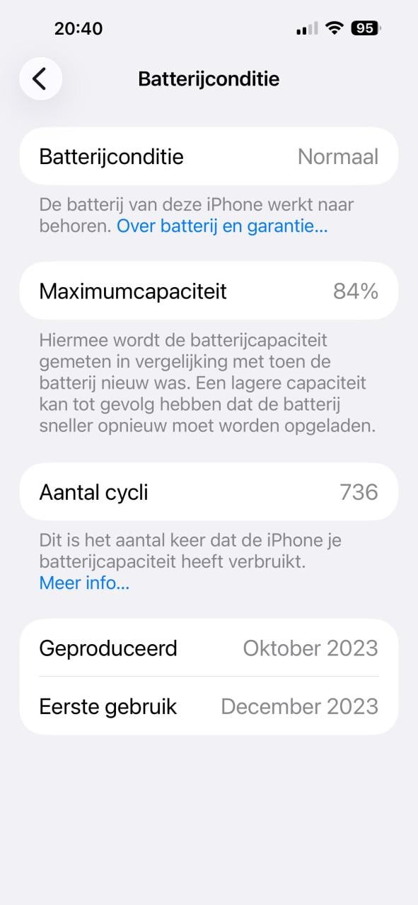 Iphone 15 plus zwart 128GB
