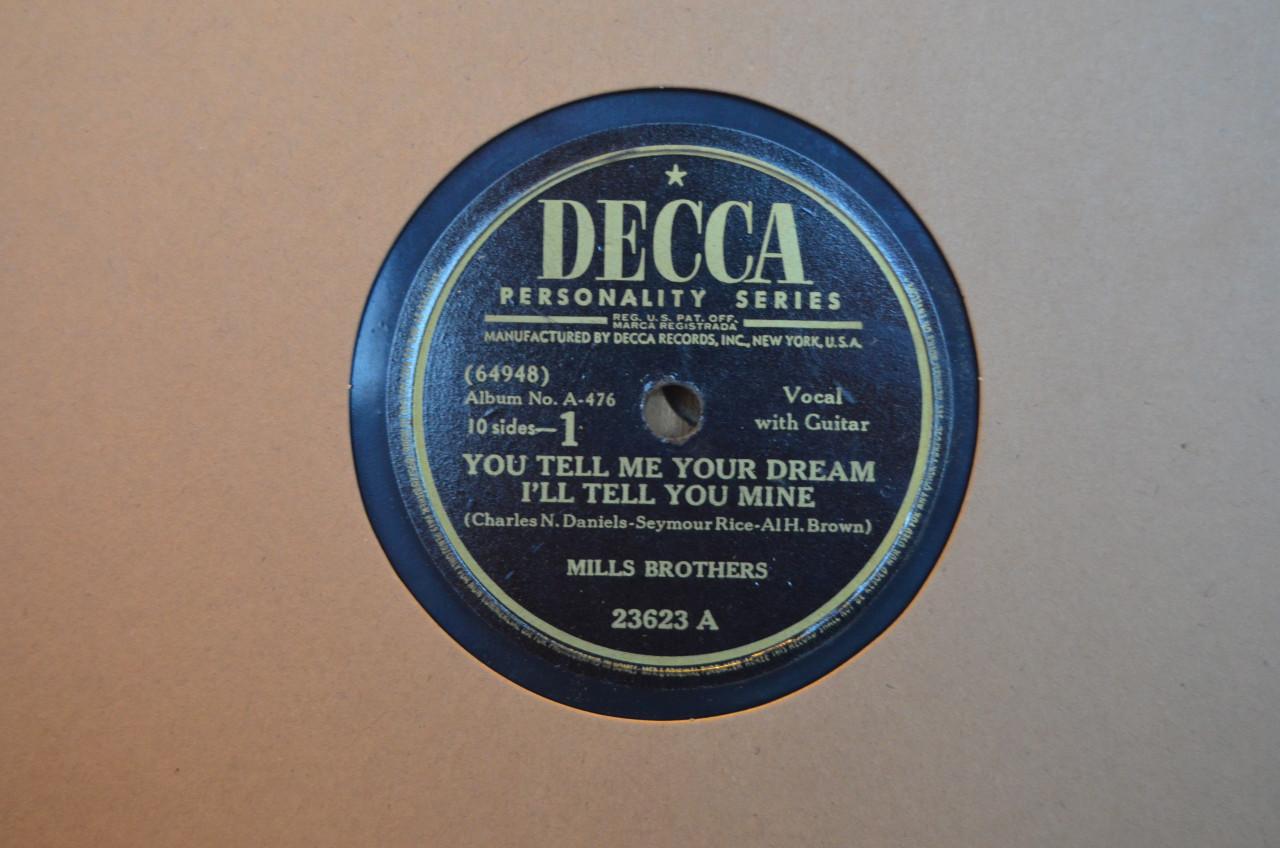78 rpm Mills Brothers jaren '40 en '50 héél veel stuks. (5)