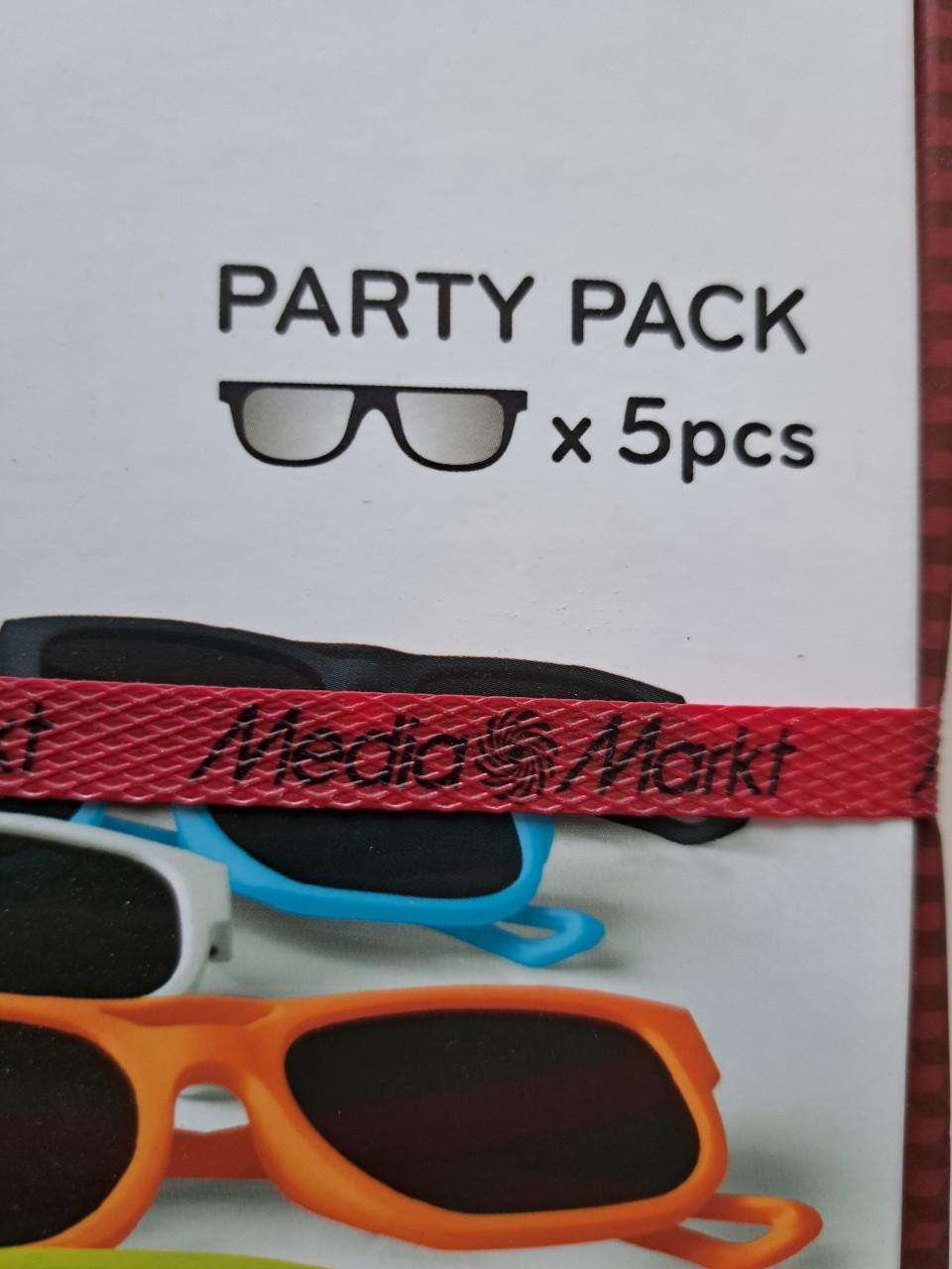 3D brillen 5 stuks in nog verpakte doos