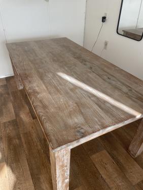 Landelijke eettafel