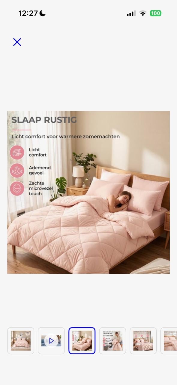 Wasbaar dekbed