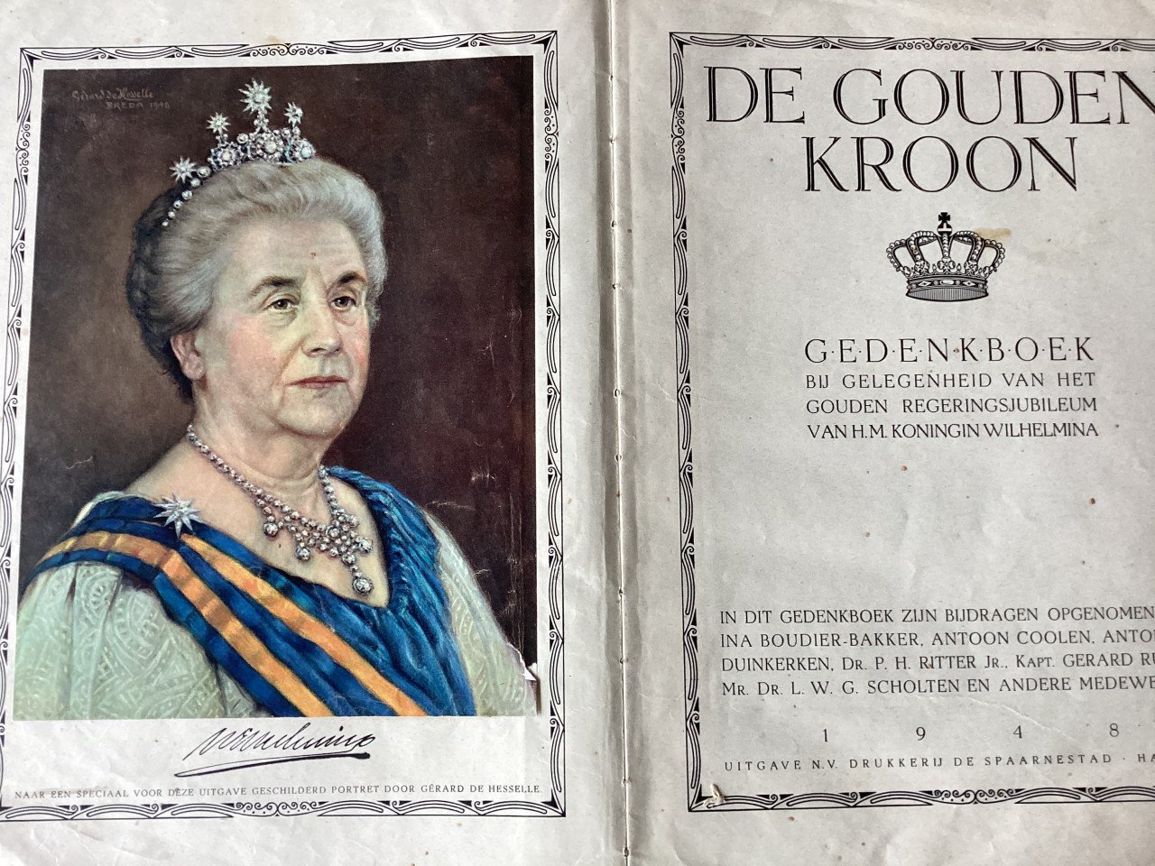Gedenkboek wilhelmina