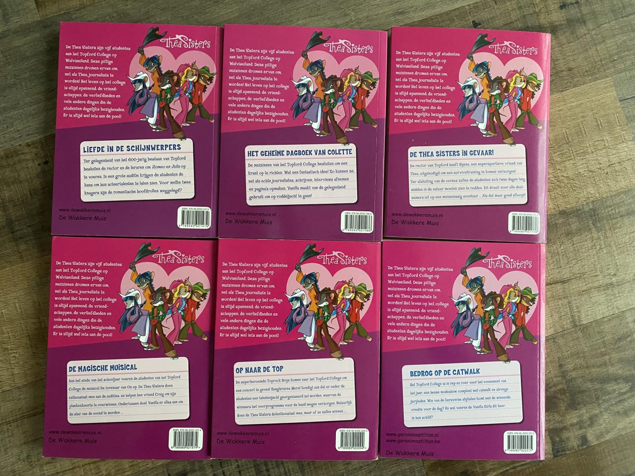 Thea Stilton boeken.: 5 +1 gratis.