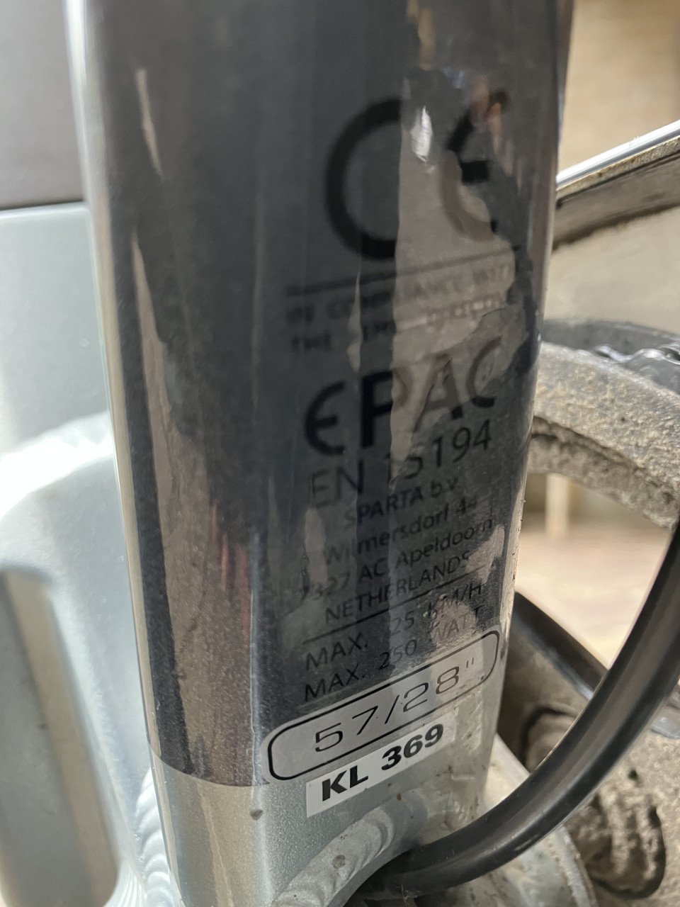 Sparta elektrische fiets R10ti