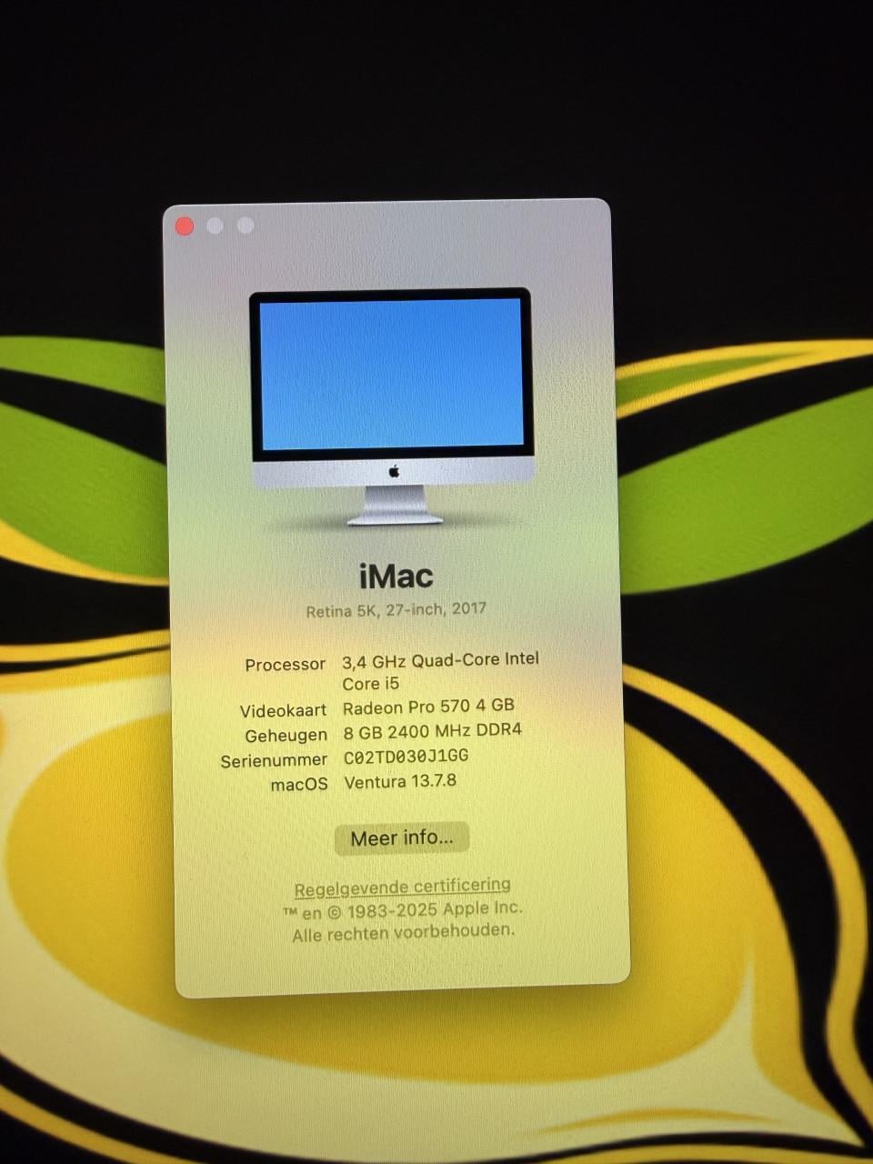 Imac 27 inch 2017