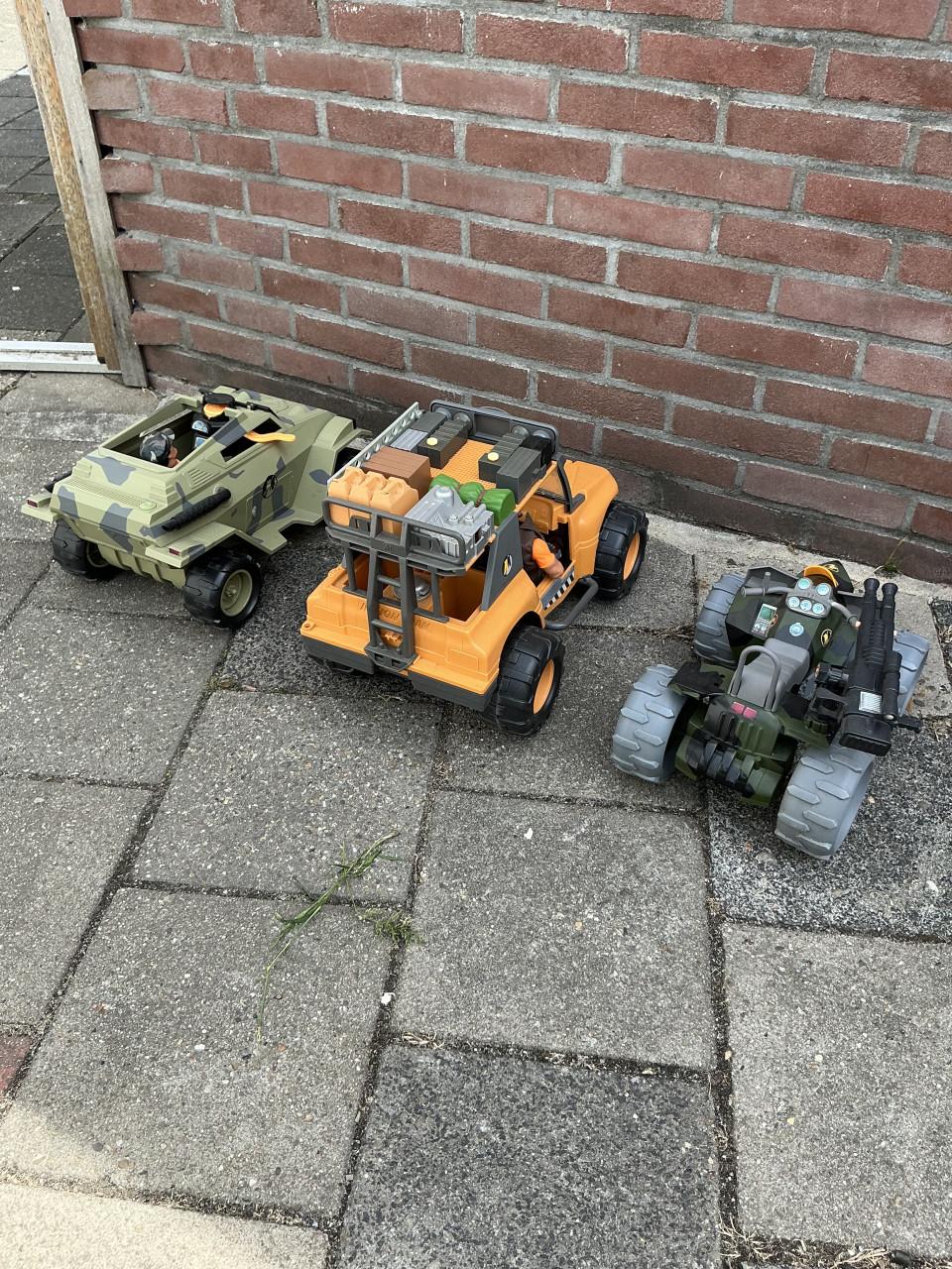 Actionman voertuigen