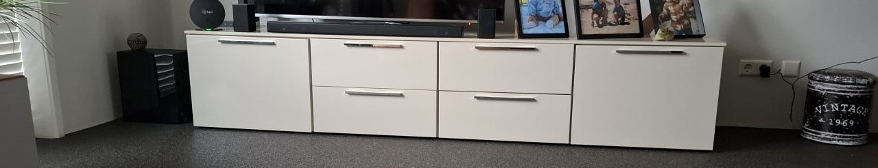 Dressoir in hoogglans