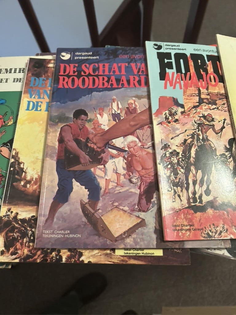Verzameling stripboeken
