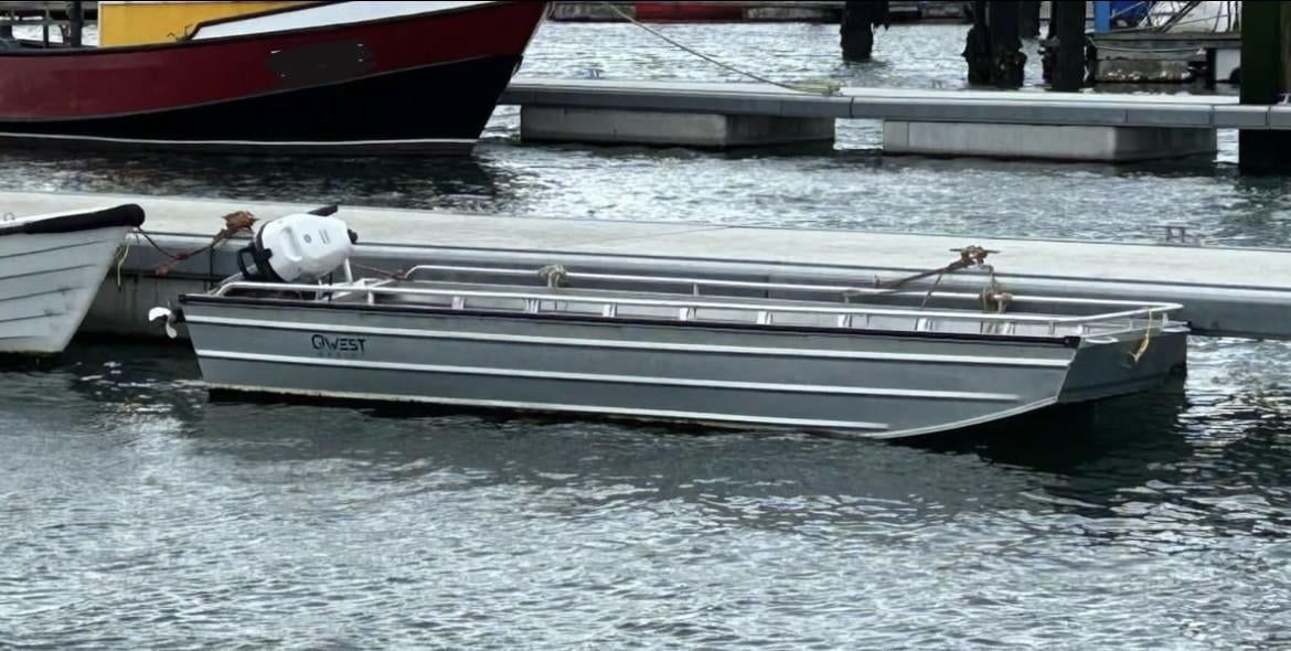 Aluminium boot met 5pk