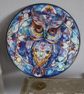 Raamhanger mozaiek uil nieuw