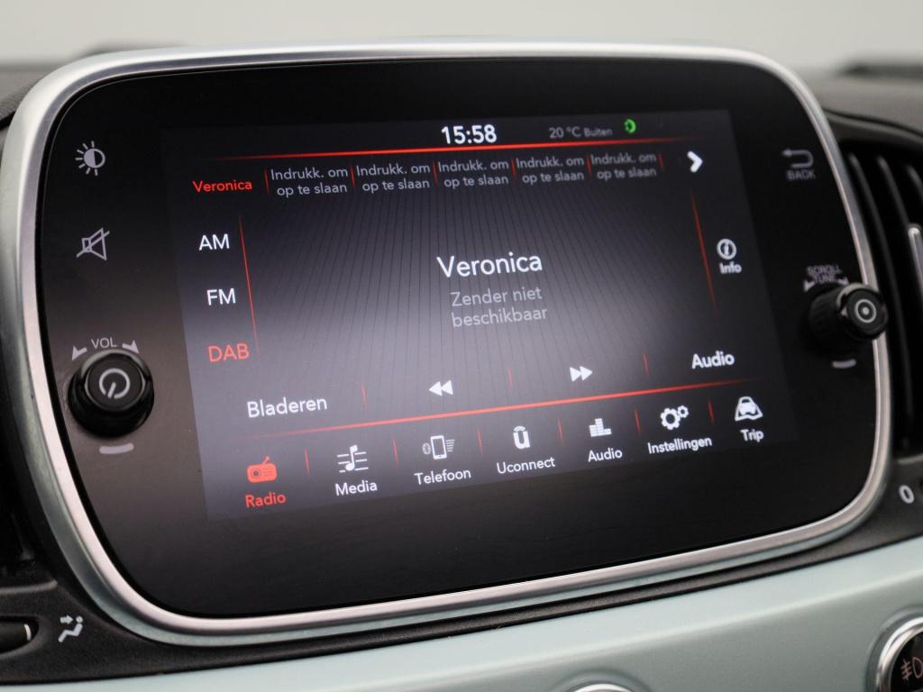 Fiat 500 1.0 hybrid launch edition | lmv | schuifdak! | parkeer sensoren | 