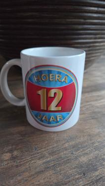 Verjaardagsbeker 12 jaar