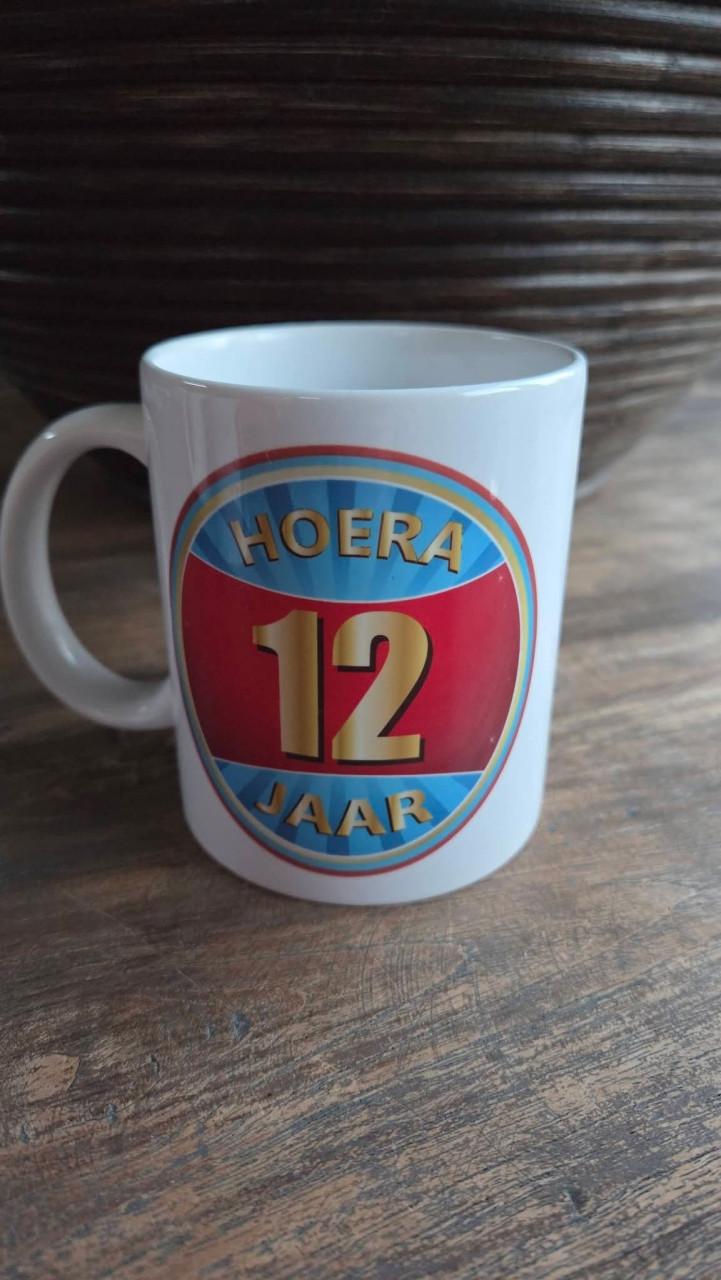 Verjaardagsbeker 12 jaar