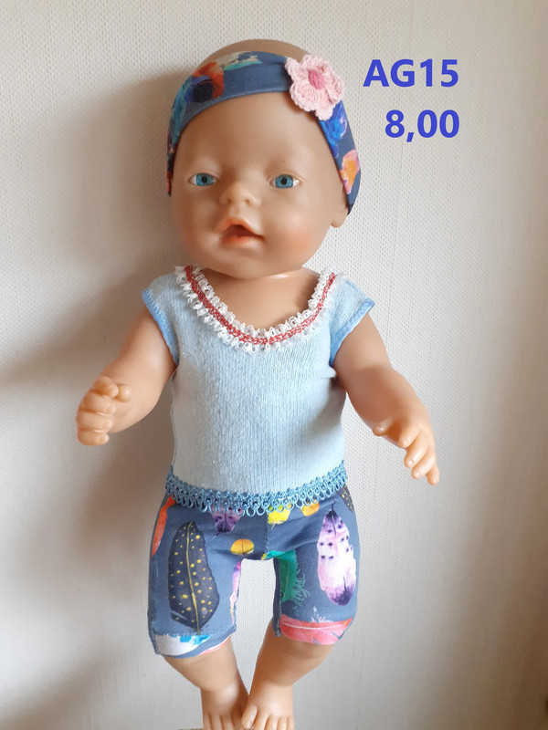 Babyborn kleertjes 12 juli braderie Heinkenszand. Opbrengst KiKa.