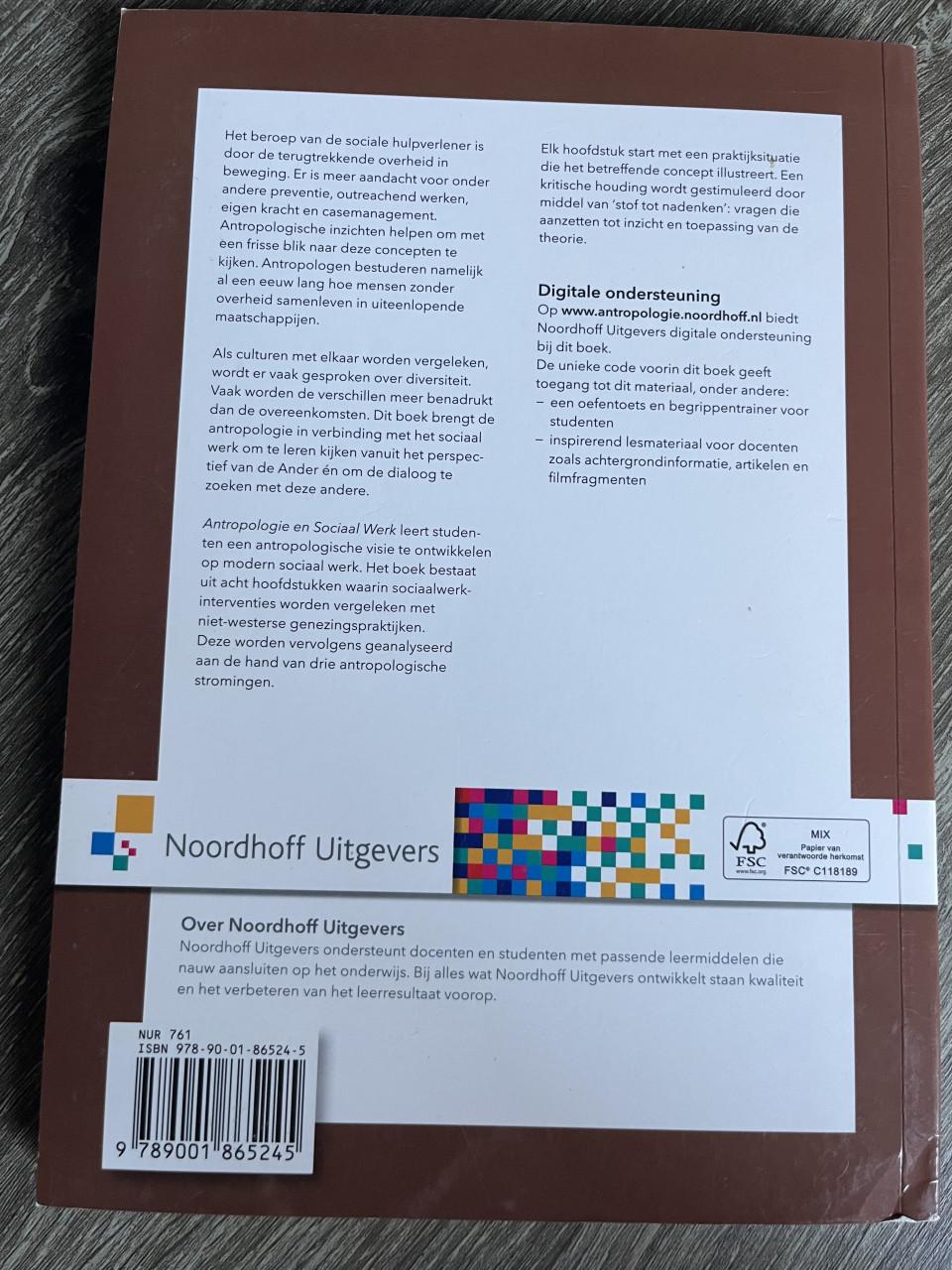 Antropologie E. Sociaal Werk