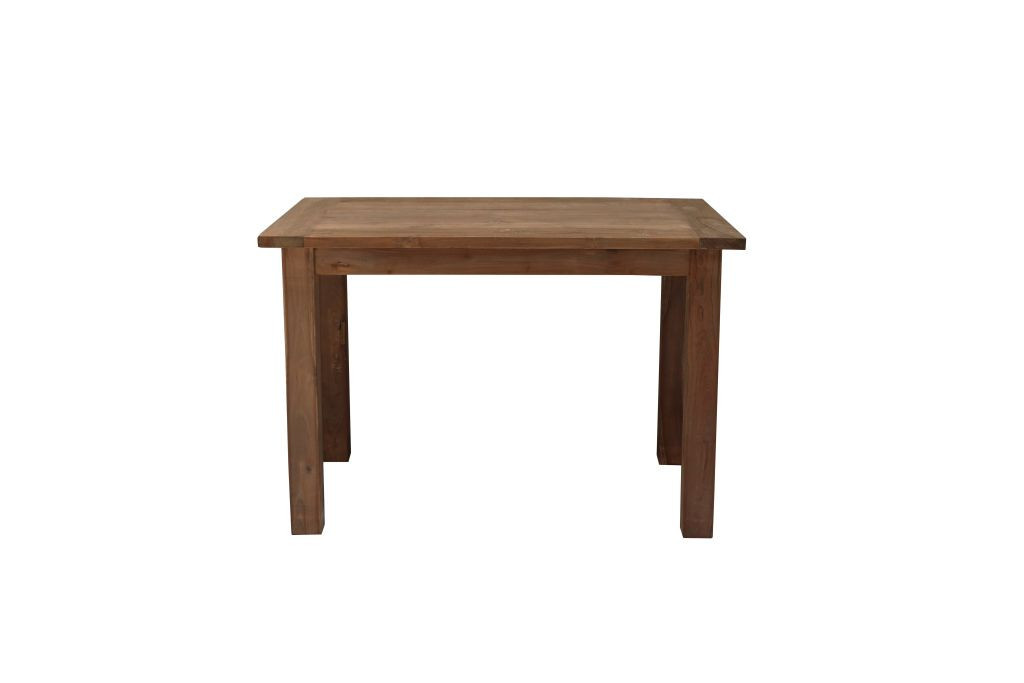 GROTE VIERKANTE TEAKHOUTEN EETKAMERTAFEL 140X140