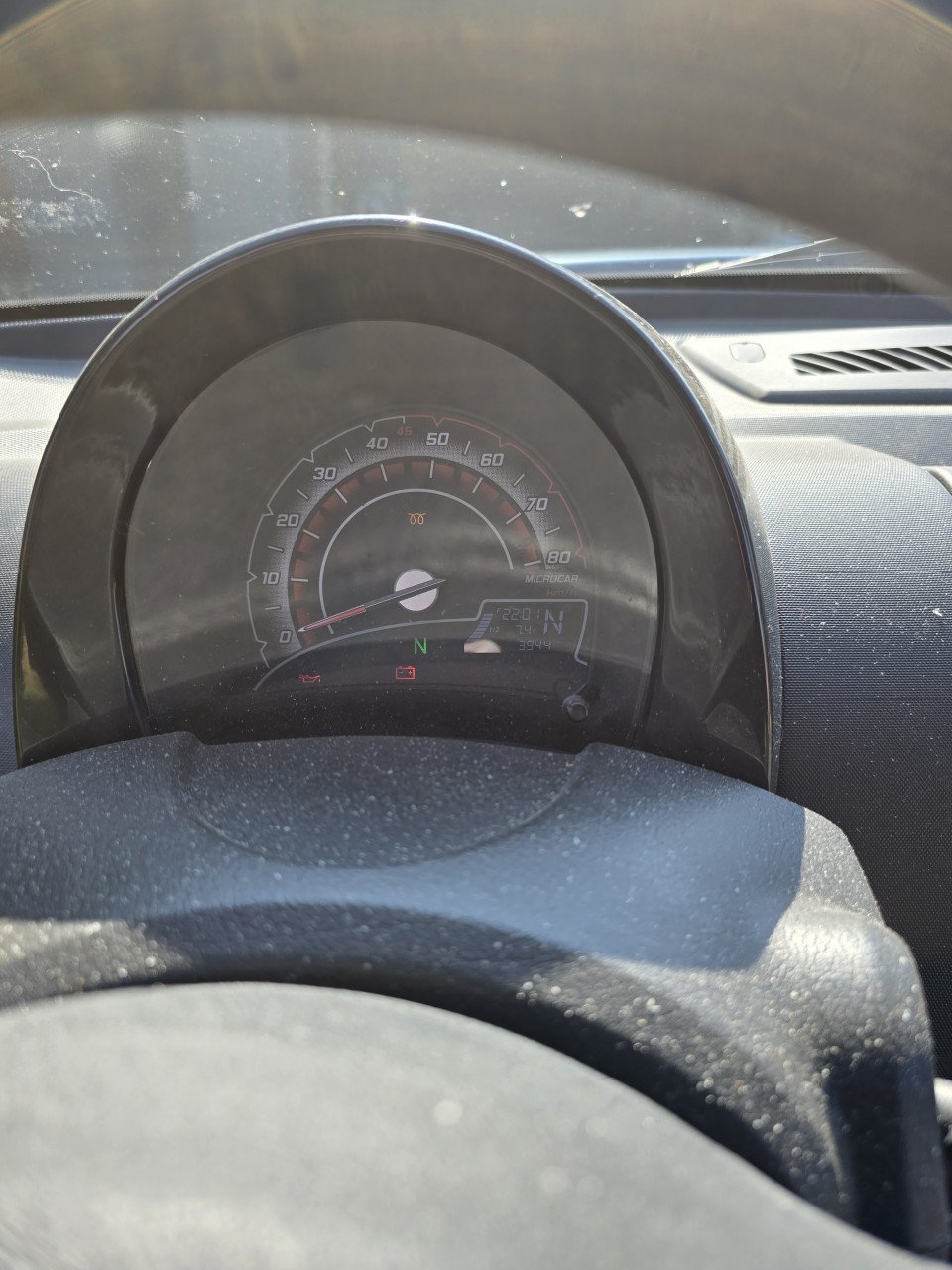 Microcar M.go Dci dec 2015 lage km-stand