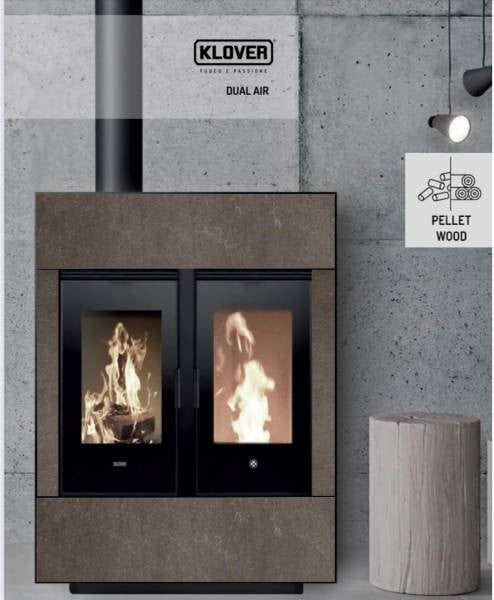Hybride kachels voor hout en pellets