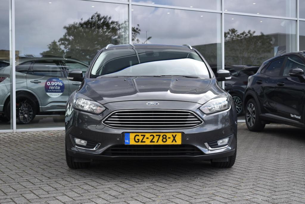 Ford Focus wagon 1.0 titanium edition | wegklapbare trekhaak | climate cont