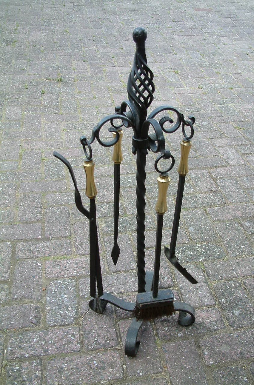 Openhaard  -kachel stel