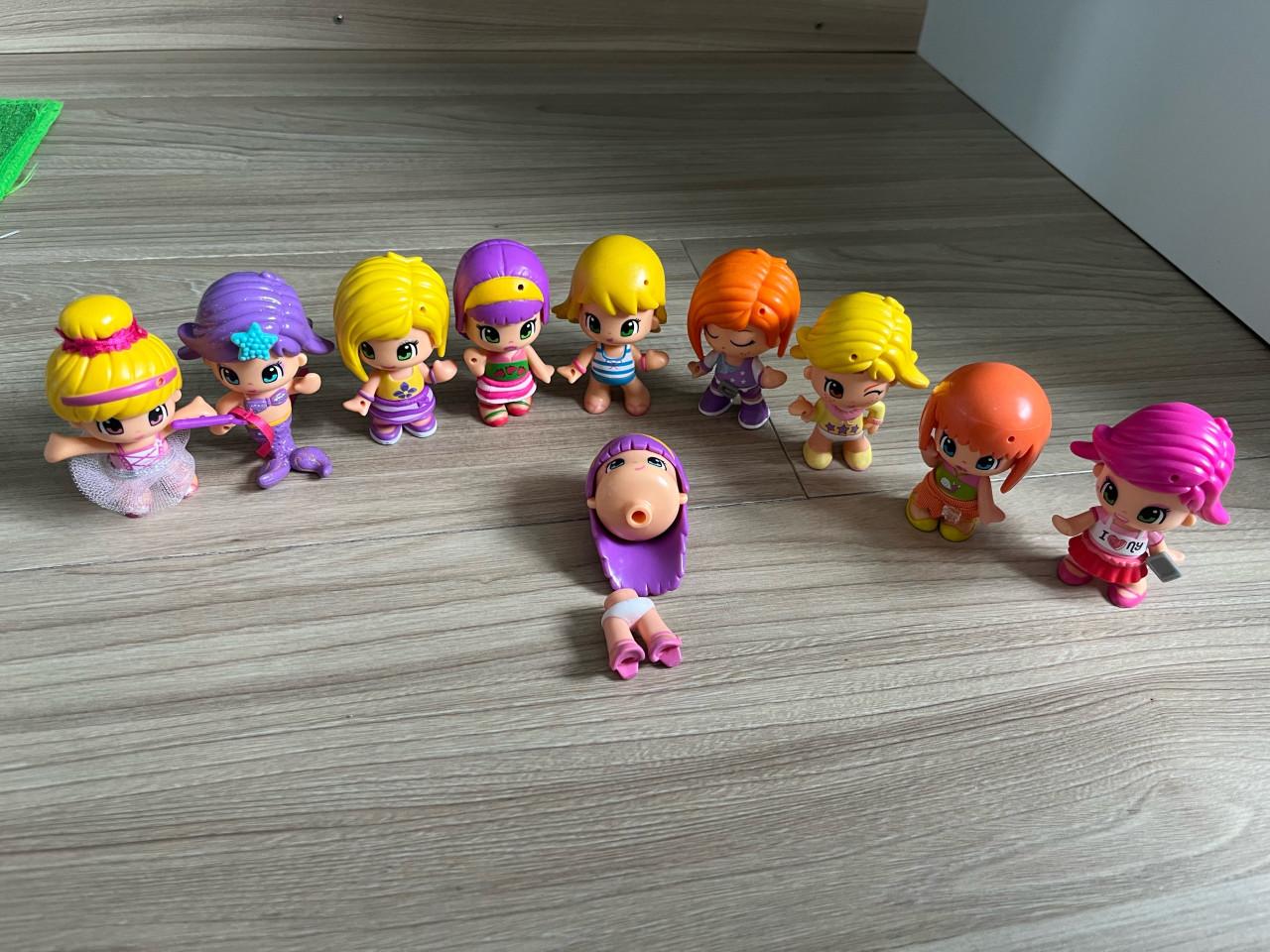 Pinypon set: boot, auto, vele accessoires en meerdere poppetjes