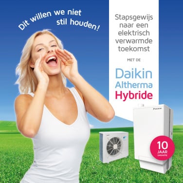 Aanbieding Daikin / Intergas hybride warmtepomp